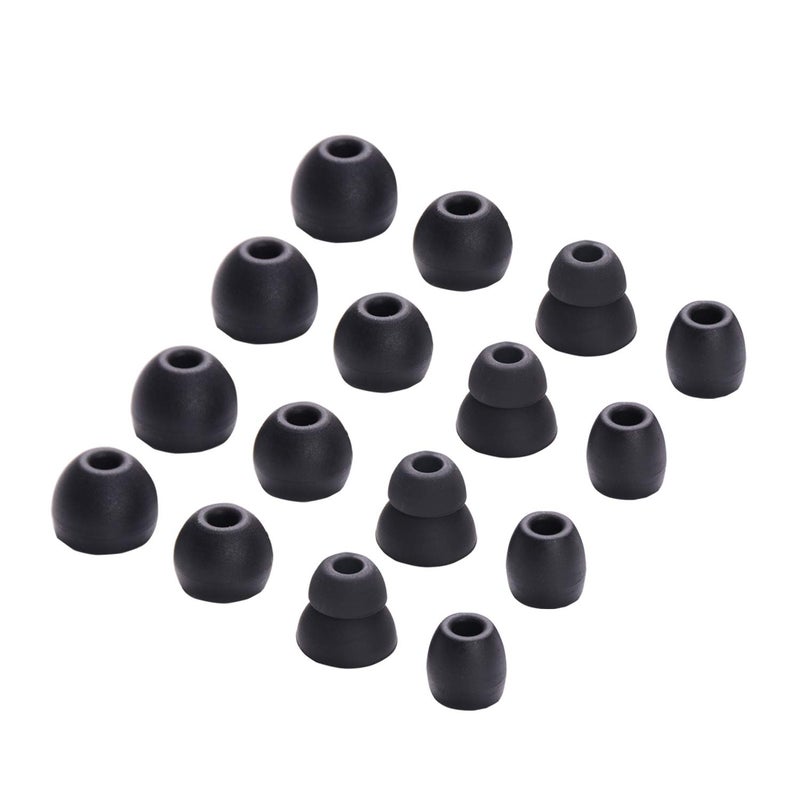 luakesa Replacement Silicone Eartips Earbuds Buds Set for Powerbeats Pro Wireless Earphone Headphones,8 Pairs (Blcak) - Image 5